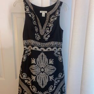 white house | black market black floral dress